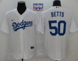 Nike Los Angeles Dodgers Mookie Betts white majestic baseball Jersey