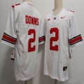 Ohio State Buckeyes #2 Caleb Downs White Nike Logo College jerseys-XST