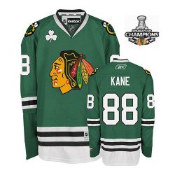 NHL Chicago Blackhawks #88 Patrick Kane Green Jersey