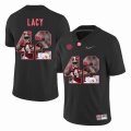 Custom Alabama Crimson Tide #42 Eddie Lacy black fashion college football jersey