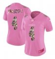 Women Nike Dallas Cowboys 4 Prescott Pink Camouflage font love pink 2017 Vapor Untouchable player jersey