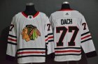 Adidas Chicago Blackhawks #77 Kirby Dach white hockey jersey