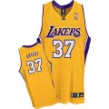 Los Angeless Lakers 37# Artest yellow jerseys