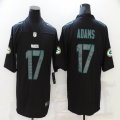 Nike Green Bay Packers #17 Davante Adams Black Color Rush Limited Jersey-BD