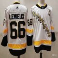 Adidas Pittsburgh Penguins #66 M.Lemieux White NHL Jerseys-PD