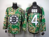 reebok Boston Bruins #4 Bobby Orr green camo nhl jerseys