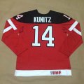 Olympic CA. #14 Chris Kunitz red 100th Anniversary Stitched NHL Jersey