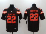 Nike Cleveland Browns 22# PEPPERS Brown Color Rush Limited Jersey