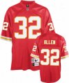 Kansas City Chiefs ALLEN 32 red jerseys