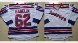 Reebok New York Rangers #62 Carl Hagelin White nhl Jersey