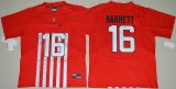 2016 Ohio State Buckeyes J.T Barrett 16 College Football Alternate Elite Jersey - Red