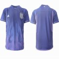 2022 World Cup Argentina team thailand version purple soccer Jerseys away