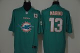 Miami Dolphins #13 Dan Marino Nike green fashion Color Rush Limited Jersey