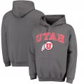 Fanatics Branded Utah Utes Charcoal Campus Pullover Hoodie