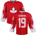 Canada 2016 World Cup #19 Joe Thornton red Hockey jerseys