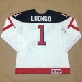 Olympic CA. #1 Roberto Luongo White 100th Anniversary Stitched NHL Jerseys