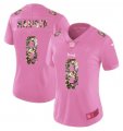 Women Nike San FranciscoTitans 8 Mariota Pink Camouflage font love pink 2017 Vapor Untouchable player jersey