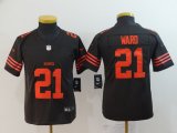 Youth Cleveland Browns #21 Denzel Ward Brown Nike Color Rush Limited Jersey