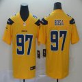 San Diego Chargers #99 Joey Dosa Nike yellow Color Rush Limited Jersey Reverse version