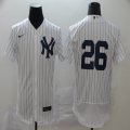 Nike New York Yankees #26 DJ LeMahieu white Flexbase Authentic Collection Jersey