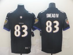 Nike Baltimore Ravens #83 Willie Snead IV Black Color Rush Limited Jersey