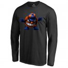 Syracuse Orange Midnight Mascot Long Sleeve T-Shirt - Black