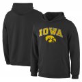 Fanatics Branded Iowa Hawkeyes Black Campus Pullover Hoodie