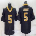 New Orleans Saints #5 Jarvis Landry black Nike Color Rush Limited Jersey