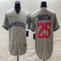 Nike Minnesota Twins #25 Byron Buxton beige majestic baseball jerseys