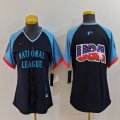 Women National blank Nike Navy 2024 MLB All-Star Game Limited Player Jersey