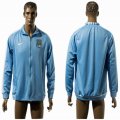 2015 Manchester city skyblue soccer jacket