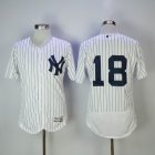 New York Yankees #18 Didi Gregorius white Flexbase Authentic Collection Jersey