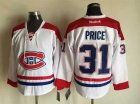 Montreal Canadiens #31 Carey Price white ice hockey jersey