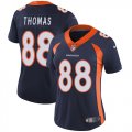 Women Nike Denver Broncos 88 Thomas blue Color Rush Limited Jersey