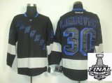 2014 stanley cup Rangers 30 Henrik Lundqvist Black Jerseys