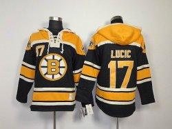 2013 Reebok Boston Bruins 17 LUCIC Black Jersey