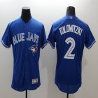 2016 Toronto Blue Jays # 2 Troy Tulowitzki blue elite baseball jersey