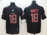 Nike Atlanta Falcons #18 Calvin Ridley Black fashion Color Rush Limited Jersey