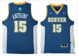 Denver Nuggets 15# Carmelo Anthony blue nba basketball jersey