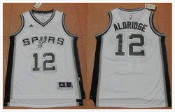 San Antonio Spurs #12 LaMarcus Aldridge white NBA Basketball Jersey