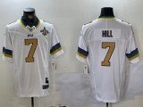 New Orleans Saints #7 Taysom Hill white fashion Nike Vapor F.U.S.E. Limited Jersey 04