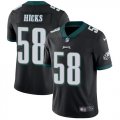 Nike Philadelphia Eagles #58 Hicks black Color Rush Limited Jersey