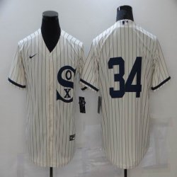 Chicago White Sox #34 white majestic Baseball Jersey Dream version -BD