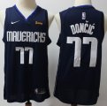 Dallas Mavericks #77 Luca Doncic black nike nba jerseys -S8