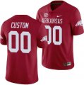 Custom Arknsas Razorbacks Red college football jerseys-PNS