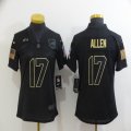 Women Nike Buffalo Bills #17 Josh Allen black Salute To Service Limited Jersey-BD