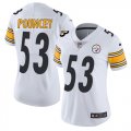 Women Pittsburgh Steelers #53 Maurkice Pouncey Nike white Color Rush Limited Jersey