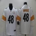 Nike Pittsburgh Steelers #48 Bud Dupree white Color Rush Limited Jersey-BD