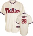 Philadelphia Phillies 29# Ibanez cream MLB jersey