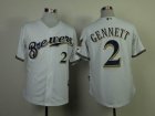 Milwaukee Brewers 2 Scooter Gennett white mlb Jerseys